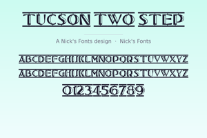 Related font Tucson Two Step