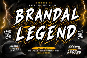 Related font Brandal Legend