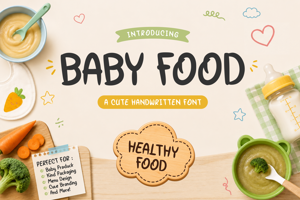 Related font Baby Food