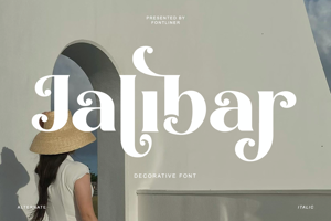 Related font Jalibar