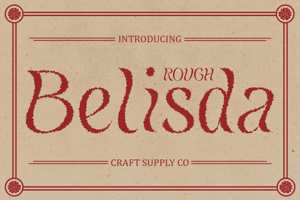 Related font Belisda Rough