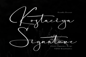 Related font Kostaciya
