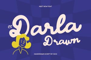 Related font CS Darla Drawn
