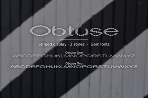 Related font Obtuse