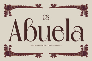 Related font CS Abuela