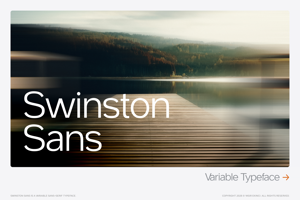 Related font Swinston Sans