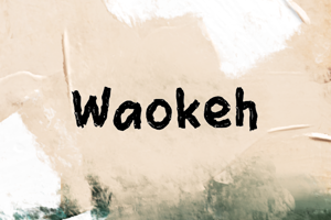 Related font w Waokeh