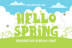 Related font Hello Spring