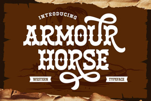Related font Armour Horse