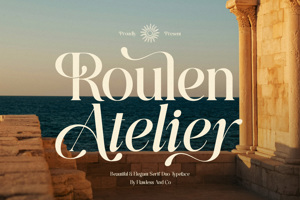 Related font ROULEN ATELIER