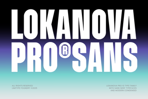 Lokanova Pro - Sans Serif Font