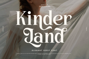 Related font Kinder Land DEMO