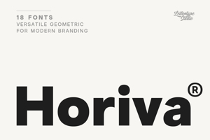 Related font Horiva Sans