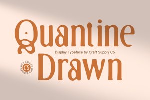 Related font CS Quantine Drawn