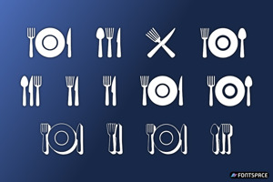 Related font Food Icons