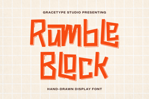 Related font Rumble Block