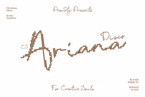 Related font CS Ariana Disco
