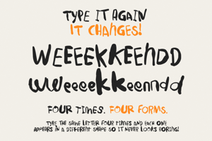 Related font Repeat After Me