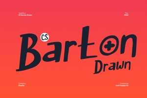 Related font CS Barton Drawn