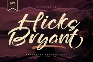 Related font Hicks Bryant