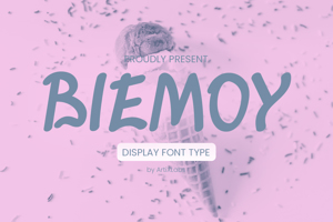 Biemoy Playfull and Cheers Font