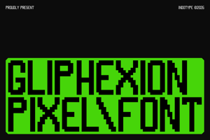 Related font IT Gliphexion