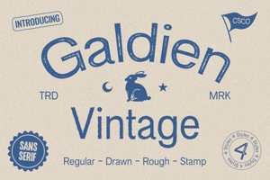 Galdien Vintage Stamp