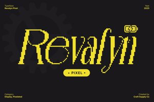 Related font Revalyn Pixel