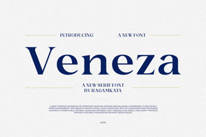 Related font Veneza