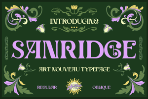 Related font Sunridge