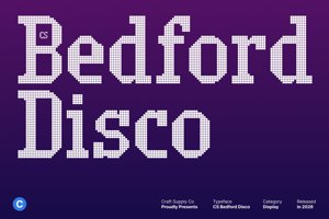 Related font CS Bedford Disco