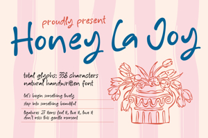 Related font Honey La Joy
