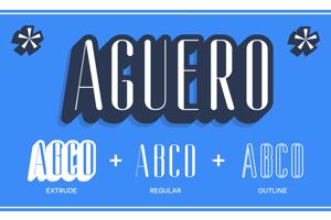 Aguero Sans Rounded 3D