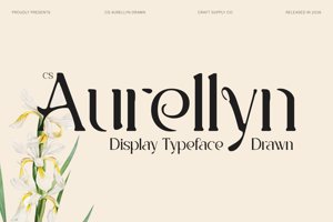 Related font CS Aurellyn Drawn