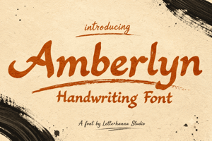 Related font Amberlyn Only