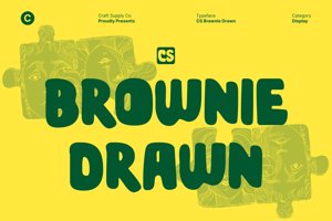 Related font CS Brownie Drawn