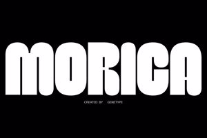 Related font Morica