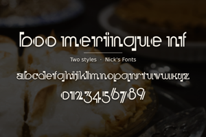 Related font Boo Meringue NF