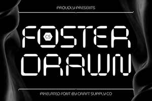 Related font CS Foster Drawn