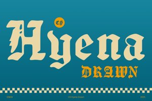 Related font CS Hyena Drawn