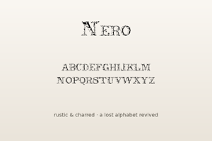 Related font Nero