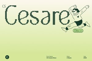 Related font CS Cesare Disco