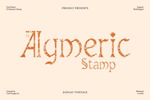 Related font CS Aymeric Stamp