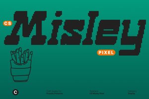 Related font CS Misley Pixel