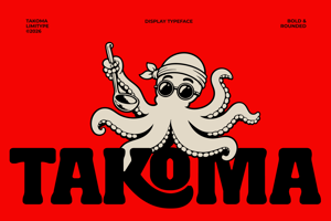 Related font Takoma