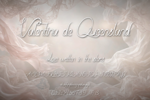 Related font Valentina de Queensland
