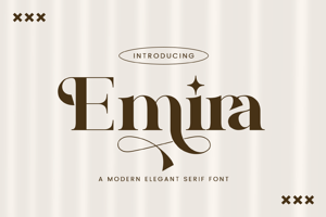 Related font Emira