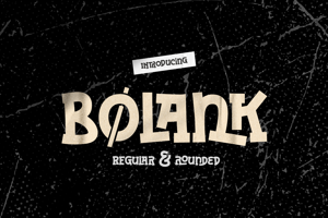 Related font Bolank
