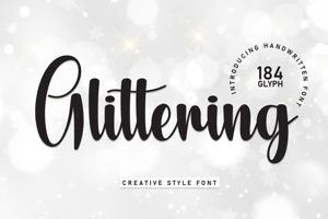 Related font Glittering