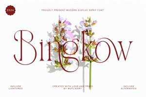 Related font Bingkow